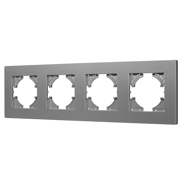 Рамка пластиковая FRM-PERIO-PL-4-GR (Arlight, -) Lednikoff