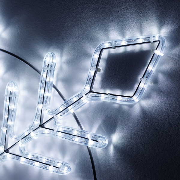Фигура светодиодная ARD-SNOWFLAKE-M9-900x900-360LED White (230V, 22W) (Ardecoled, IP65) Lednikoff