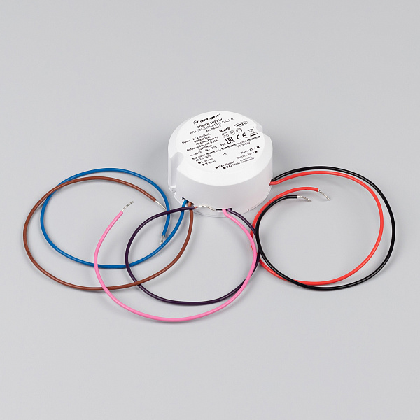 Блок питания ARJ-SN-34350-PFC-DALI-R (12W, 9-34V, 0.35A) (Arlight, IP20 Пластик, 3 года) Lednikoff