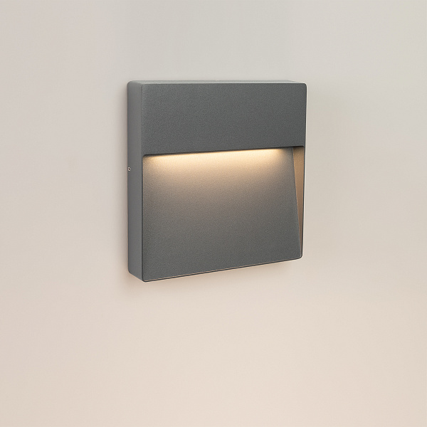 Светильник LGD-TRACE-S215x215-8W Warm3000 (GR, 60 deg, 230V) (Arlight, IP65 Металл, 3 года) Lednikoff