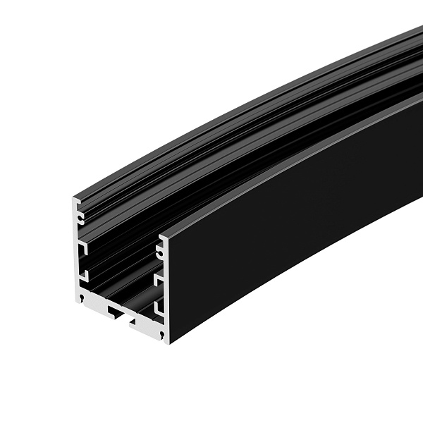 Профиль SL-ARC-3535-D1500-A45 BLACK (590мм, дуга 1 из 8) (Arlight, Алюминий) Lednikoff