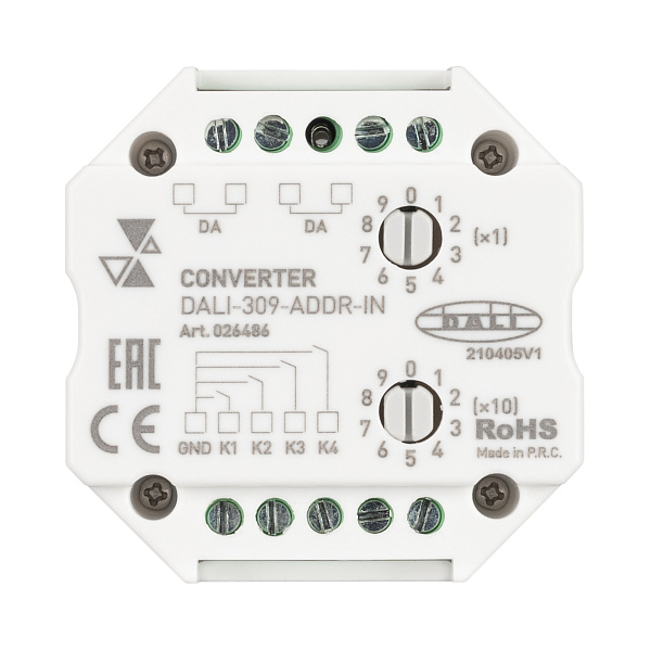 INTELLIGENT ARLIGHT Конвертер DALI-309-ADDR-IN (DALI bus) (IARL, -) Lednikoff