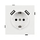 Механизм розетки с USB зарядкой SCT-TENDO-MUAA-SFPL-WH (230V, 16A) (Arlight, Матовый белый) Lednikoff