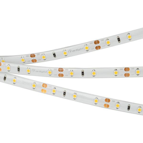 Светодиодная лента RTW 2-5000SE 12V White (3528, 300 LED, LUX) (Arlight, 4.8 Вт/м, IP65) Lednikoff