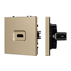 ARL NOBE Розетка HDMI софт-тач золотой песок SCT-MHD1-SFPL-GD (Arlight, -) Lednikoff