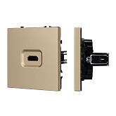 ARL NOBE Розетка HDMI софт-тач золотой песок SCT-MHD1-SFPL-GD (Arlight, -)