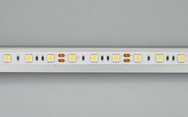 Светодиодная лента RT 2-5000 12V White6000 2x (5060, 300 LED, LUX) (Arlight, 14.4 Вт/м, IP20)