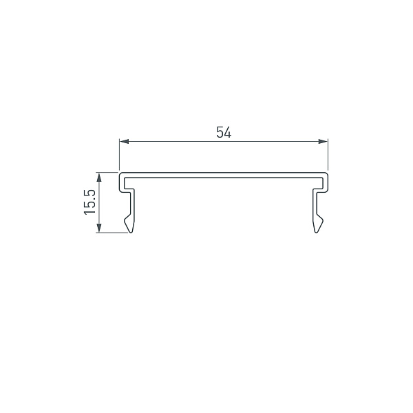 Экран SL-LINIA55-FANTOM-2000 Frost (Arlight, Пластик) Lednikoff