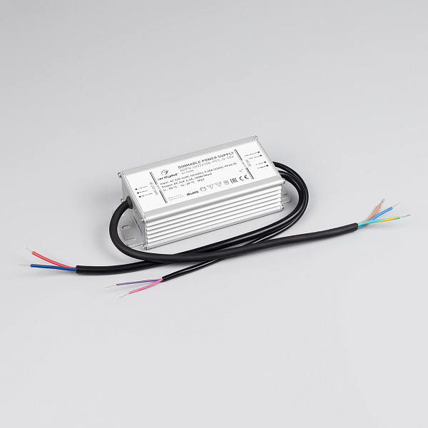 Блок питания ARPV-UH24100-PFC-0-10V (24V, 4.2A, 100W) (Arlight, IP67 Металл, 7 лет) Lednikoff