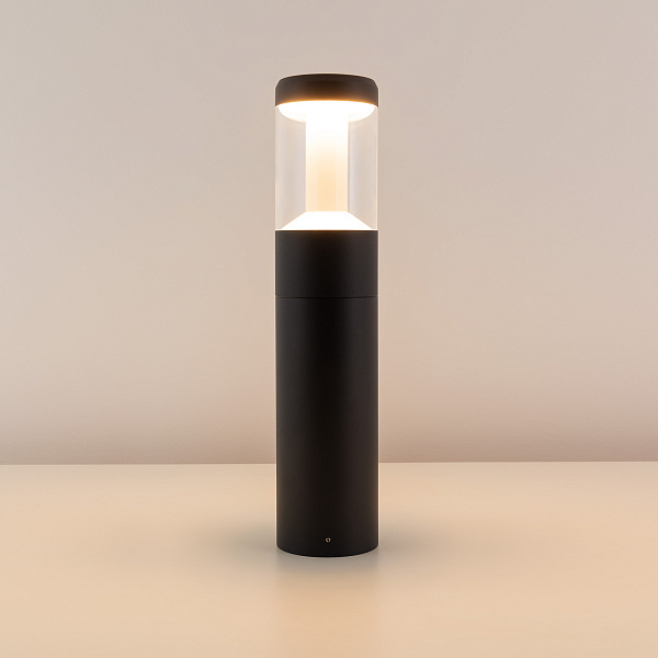 Светильник LGD-STEM-BOLL-H500-10W Warm3000 (BK, 185 deg, 230V) (Arlight, IP65 Металл, 3 года) Lednikoff