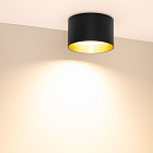 Светильник SP-BISCOTTO-R140-15W Warm3300-MIX (BK-GD, 80 deg, 230V) (Arlight, IP54 Металл, 5 лет) Lednikoff