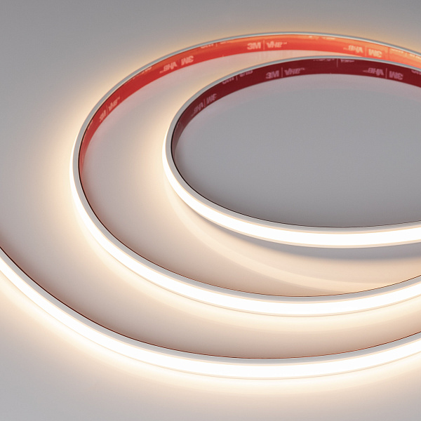 Светодиодная лента герметичная COB-PW-X480-10mm 24V Warm3000 (10 W/m, IP66, 5m) (Arlight, 5 лет) Lednikoff