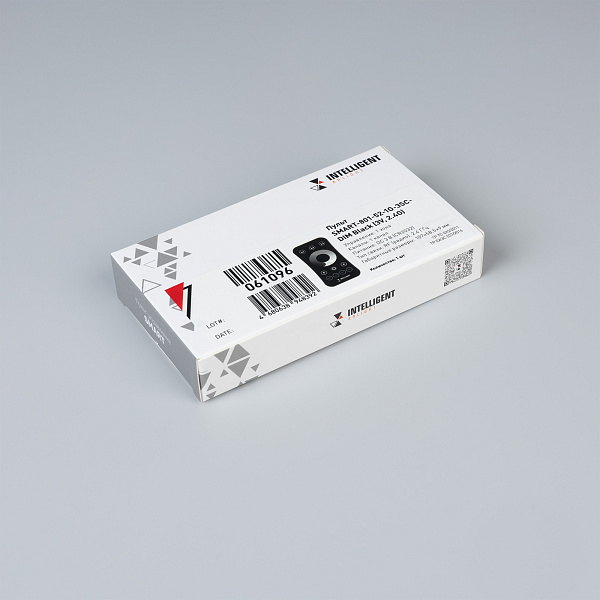 INTELLIGENT ARLIGHT Пульт SMART-801-52-1G-3SC-DIM Black (3V, 2.4G) (IARL, IP20 Пластик, 5 лет) Lednikoff