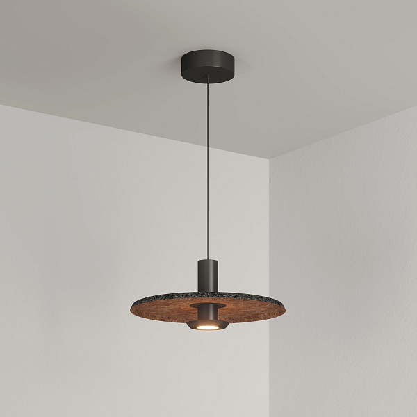 Светильник SP-KOTARO-R350-12W Warm3000 (BK-CF, 36 deg, 230V, TRIAC) (Arlight, IP20 Фетр, 3 года)