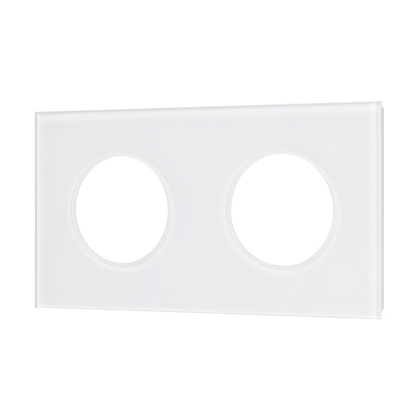 Рамка стеклянная FRM-GLARE-GC-2-WH (Arlight, -) Lednikoff
