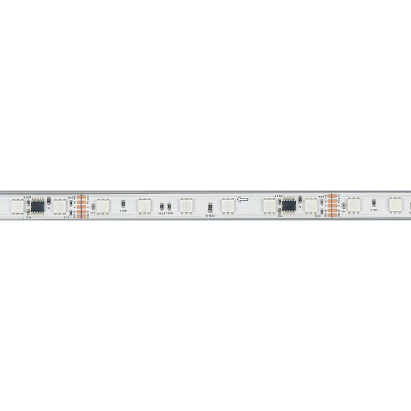 Светодиодная лента герметичная DMX-PS-B60-12mm 24V RGB-PX6 (14 W/m, IP67, 5060, 5m) (Arlight, -) Lednikoff