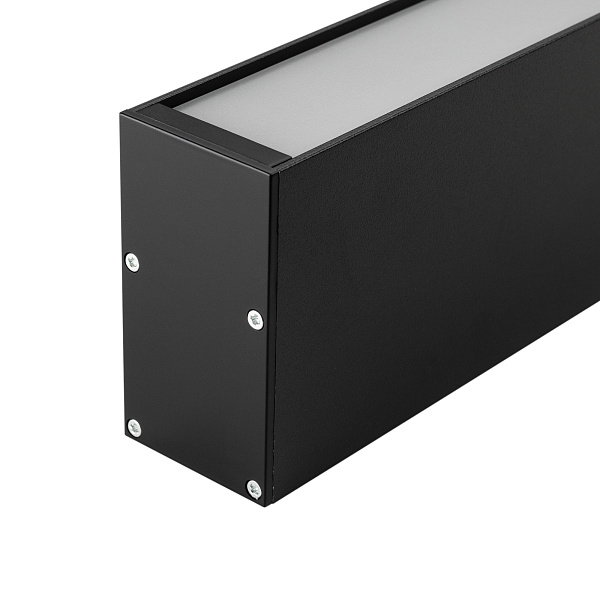 Профиль с экраном SL-LINE-3667-2500 BLACK+OPAL (Arlight, Алюминий) Lednikoff