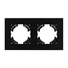 Рамка пластиковая FRM-PERIO-PL-2-BK (Arlight, -) Lednikoff