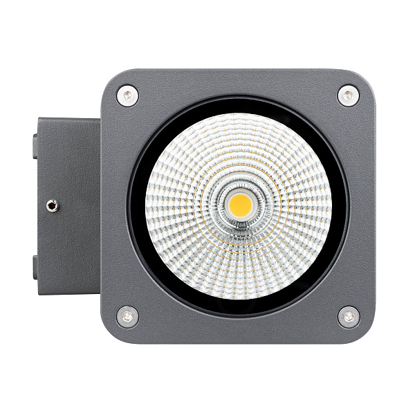 Светильник LGD-EVO-WALL-TWIN-S100x100-2x12W Day4000 (GR, 44 deg, 230V) (Arlight, IP54 Металл, 3 года) Lednikoff