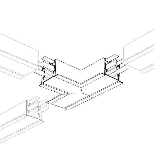 Угол S2-LINIA55-F-T90 тройной (Arlight, Металл) Lednikoff