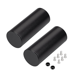 Заглушка ROUND-D36-360 BLACK с отверстием (Arlight, Металл)