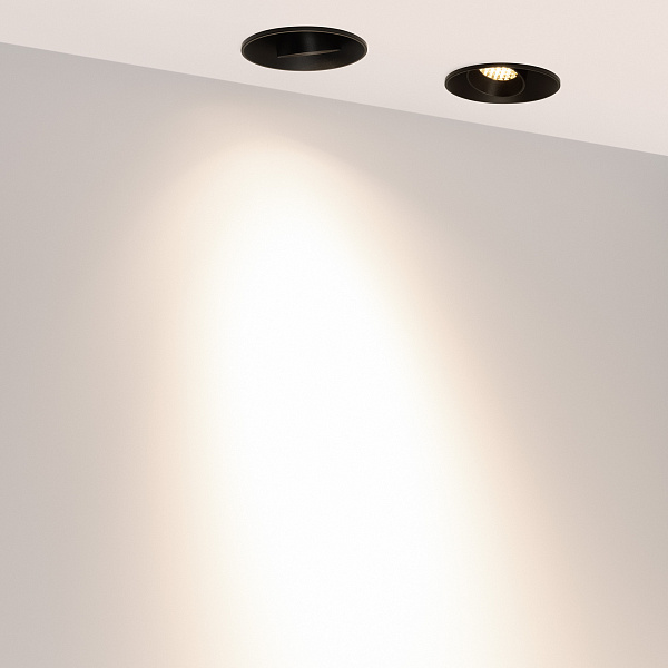 Светильник безрамочный DL-ROTARA-R63-6W Day4000 (Черный RAL9005, 15 deg, 230V) (Arlight, IP20 Металл, 5 лет) Lednikoff