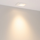 Светильник MS-VORTEX-BUILT-S90x90-12W Warm3000 (WH-WH, 40 deg, 230V) (Arlight, IP20 Металл, 5 лет) Lednikoff