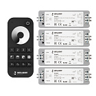 INTELLIGENT ARLIGHT Диммер SMART-SET-PWM-101-72-DIM-PD-SUF Black (5-36V, 1x8A, x4, ПДУ 13кн, 2.4G) (IARL, IP20 Пластик, 5 лет) Lednikoff
