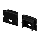 Заглушка LINE-1715 с отверстием BLACK (Arlight, Пластик) Lednikoff