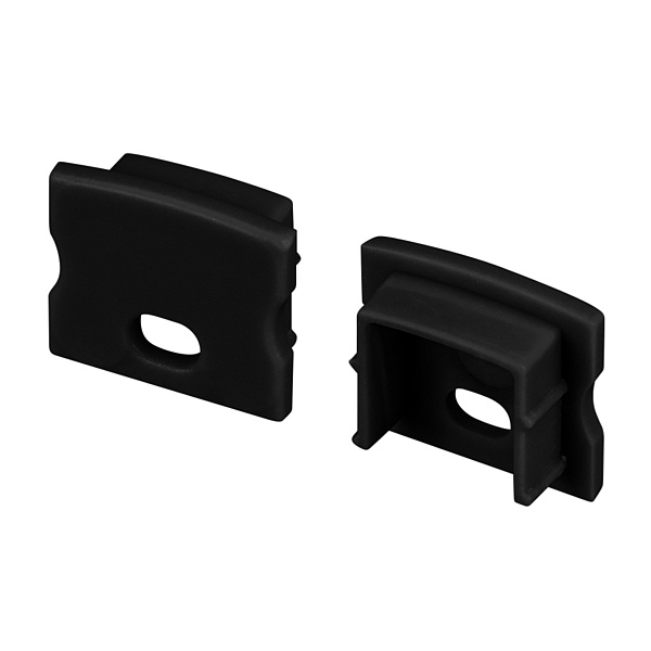 Заглушка LINE-1715 с отверстием BLACK (Arlight, Пластик) Lednikoff