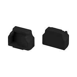 Заглушка CEIL-S12-SHADOW-20-SIDE BLACK глухая (Arlight, Пластик)