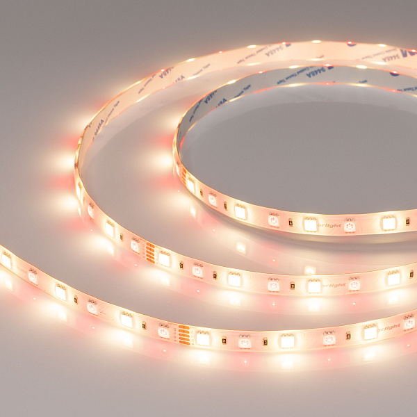 Светодиодная лента RTW-SE-B60-10mm 24V RGBW-Warm (14.4 W/m, IP65, 5060, 5m) (Arlight, Открытый) Lednikoff