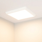 Светильник CL-FIOKK-S300x300-25W Day4000-MIX (WH, 120 deg, 230V) (Arlight, IP44 Пластик, 3 года) Lednikoff