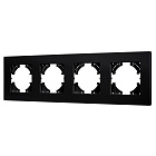 Рамка пластиковая FRM-PERIO-PL-4-BK (Arlight, -) Lednikoff