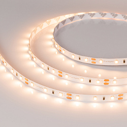 Светодиодная лента RT-A60-8mm 12V Warm3000 (7.2 W/m, IP20, 2835, 5m) (Arlight, Открытый)