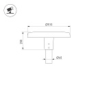 Светильник ALT-CAN-50W Warm2700 (BK, 140 deg, 230V) (Arlight, IP65 Металл, 5 лет) Lednikoff