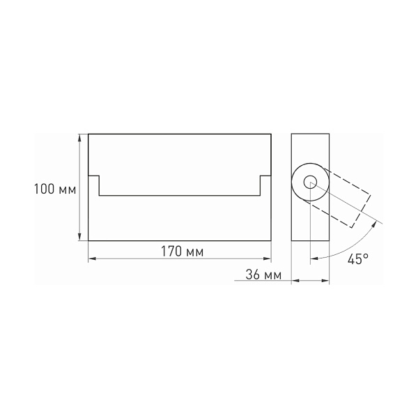 Светильник SP-LOFT-SURFACE-S170-10W Warm3000 (BK, 24 deg) (Arlight, IP40 Металл, 3 года) Lednikoff