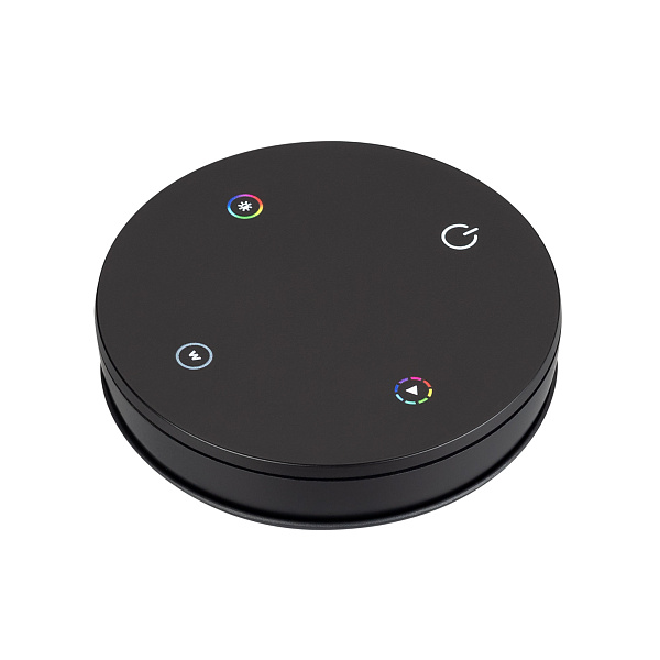 INTELLIGENT ARLIGHT Пульт SMART-801-22-1G-RGBW Black (3V, Magnet, 2.4G) (IARL, IP20 Пластик, 5 лет) Lednikoff