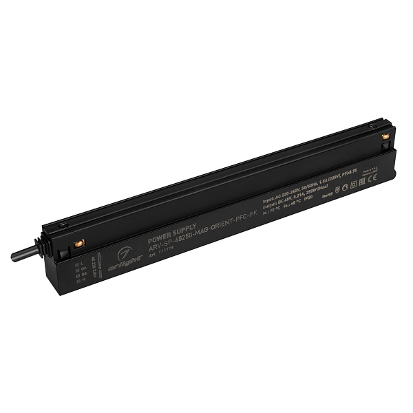 Блок питания ARV-SP-48250-MAG-ORIENT-PFC-BK (48V, 5.21A, 250W) (Arlight, IP20 Пластик, 5 лет) Lednikoff