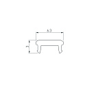 Экран SL-BEVEL-W21-2000 OPAL (Arlight, Пластик) Lednikoff