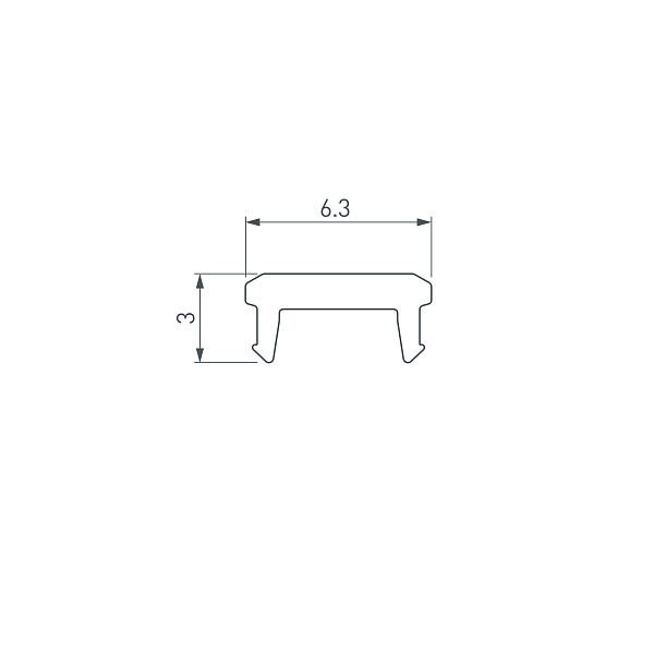 Экран SL-BEVEL-W21-2000 OPAL (Arlight, Пластик) Lednikoff