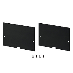 Заглушка POWER-W100H70 BLACK глухая (Arlight, Алюминий)