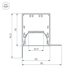 Угол SL-LINIA55-FANTOM-EDGE внешний (Arlight, Металл) Lednikoff