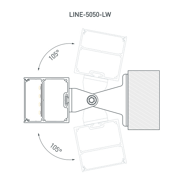 Профиль SL-LINE-5050-LW-3000 ANOD BLACK (Arlight, Алюминий) Lednikoff