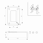 Светильник LGD-TENT-BOLL-H500-9W Warm3000 (GR, 110 deg, 230V) (Arlight, IP65 Металл, 3 года) Lednikoff