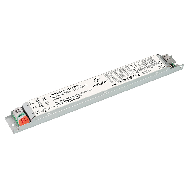 Блок питания ARJ-SP-50-PFC-1-10V-DALI2-PD (50W, 9-58V, 0.7-1.4A) (Arlight, IP20 Металл, 5 лет) Lednikoff