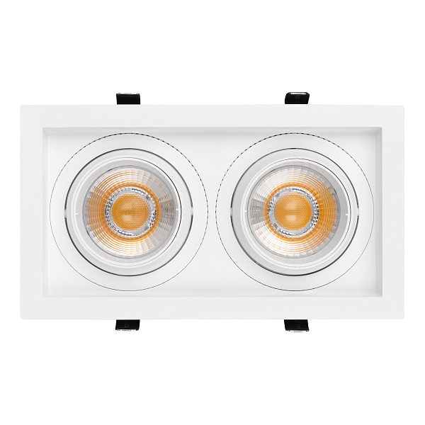 Светильник MS-VORTEX-BUILT-S250x140-2x30W Day4000 (WH-WH, 30 deg, 230V) (Arlight, IP20 Металл, 5 лет) Lednikoff