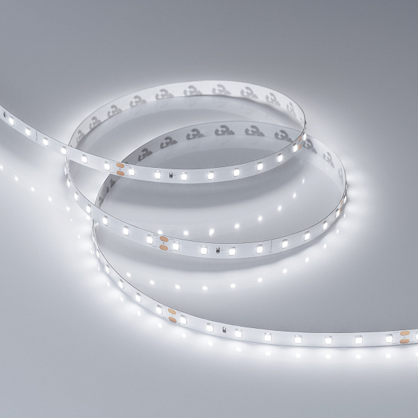 Светодиодная лента RT-A80-8mm 24V White6000 (6 W/m, IP20, 2835, 5m) (Arlight, высок.эфф.150 лм/Вт) Lednikoff