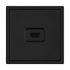 Механизм HDMI розетки SCT-NOBE-MHD1-SFPL-BK (Arlight, Черный оникс) Lednikoff