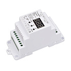 Декодер SMART-K23-DMX512-DIN (12-24V, 3x6A) (Arlight, IP20 Пластик, 5 лет) Lednikoff